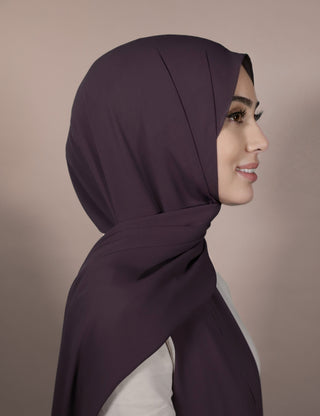 Krepp Hijab - Lila