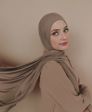Jersey Hijab - Sand