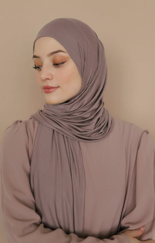 Jersey Hijab - Dark Powder