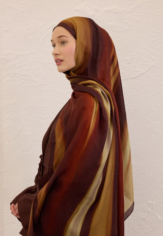 Rami Hijab Color Brush Kahve