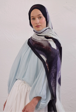 Rami Hijab Color Waves Füme