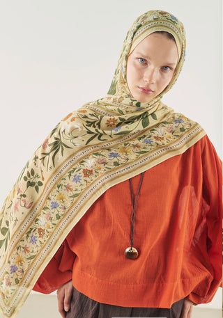 Ethnic Glow Flora Echo Sari