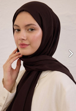 Soft Viskose Hijab Aci Patlican