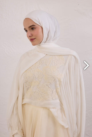 Soft Viskose Hijab Ekru
