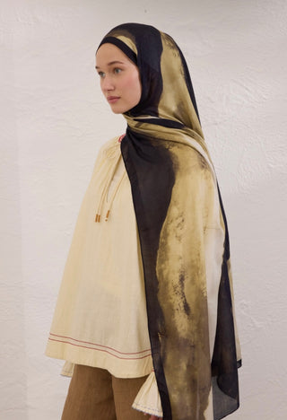 Rami Hijab Color Waves Siyah
