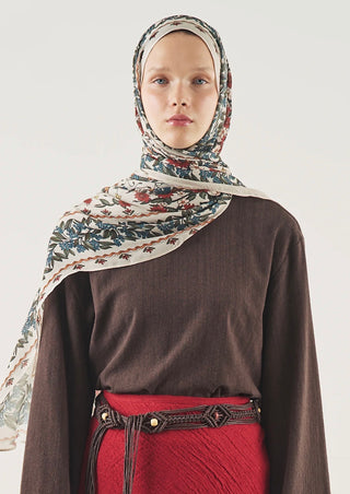 Ethnic Glow Briony Koyu Kirmizi