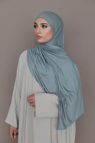 Premium Jersey Hijab - Pastell Mint