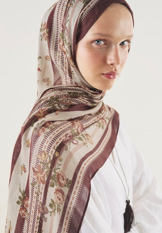 Ethnic Glow Floral Touch Bordo