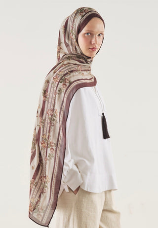 Ethnic Glow Floral Touch Bordo