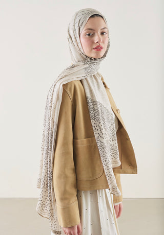 Rami Hijab Dot Elegance bej