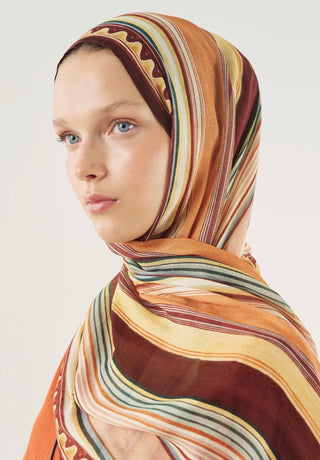 Ethnic Glow Line Harmony Bordo