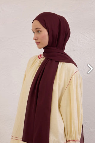 Soft Viskose Hijab Bordo