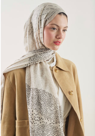 Rami Hijab Dot Elegance bej
