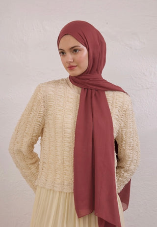 Soft Viskose Hijab Vintage Rose
