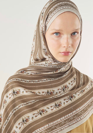 Ethnic Glow Floral Lines Vizon