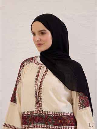 Soft Viskose Hijab Siyah