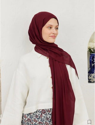 Rami Hijab Koyu Bordo