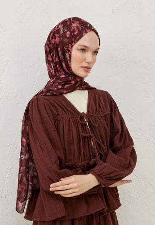 Rami Hijab Cherry Bordeaux