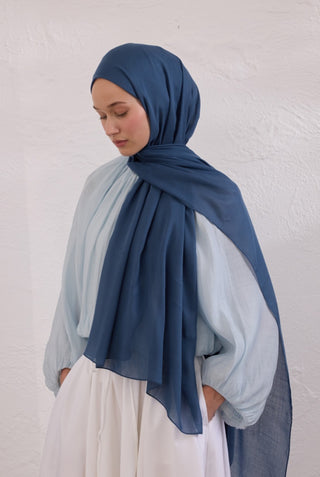 Soft Viskose Hijab Indigo