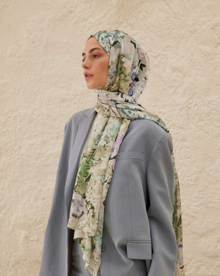 Rami Hijab Margarit Koyu Yesil